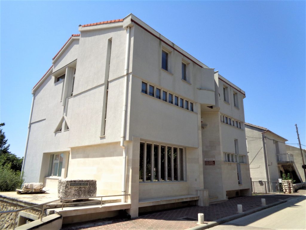 The Town Museum in Novalja, entrance to the Talijanova buža Roman aqueduct